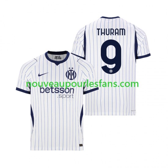 Maillot Inter Milan Marcus Thuram 9 Homme Tenue Extérieur 2026-2027 Manche Courte