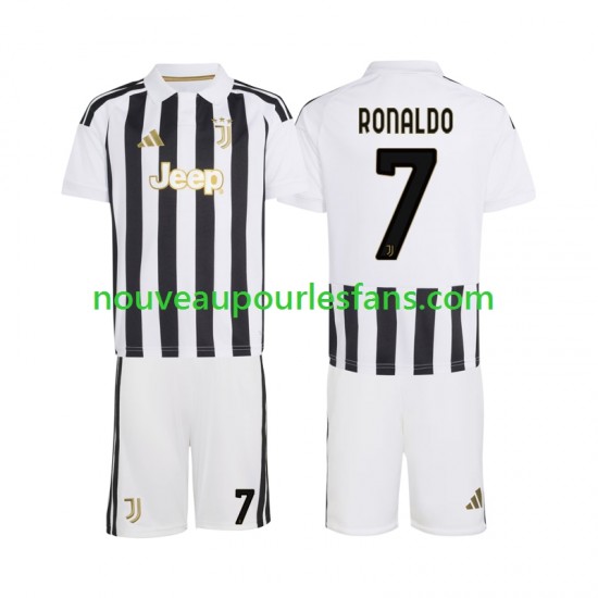 Maillot Juventus Cristiano Ronaldo 7 Enfant Tenue Domicile 2026-2027 Manche Courte