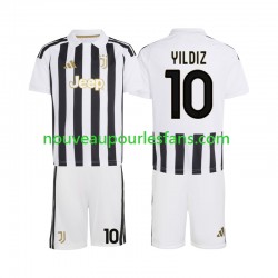 Maillot Juventus Kenan Yildiz 10 Enfant Tenue Domicile 2026-2027 Manche Courte