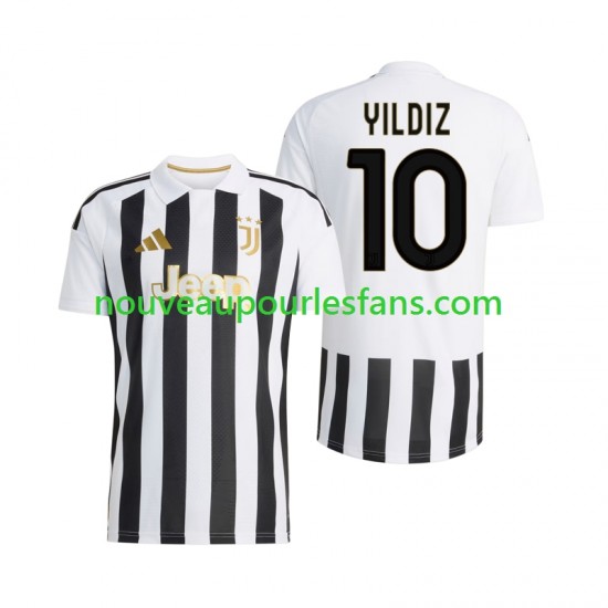 Maillot Juventus Kenan Yildiz 10 Homme Tenue Domicile 2026-2027 Manche Courte