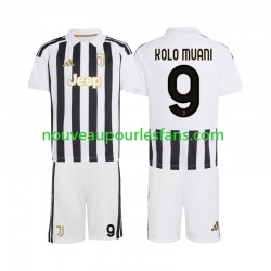 Maillot Juventus Randal Kolo Muani 9 Enfant Tenue Domicile 2026-2027 Manche Courte