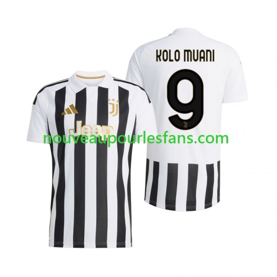 Maillot Juventus Randal Kolo Muani 9 Homme Tenue Domicile 2026-2027 Manche Courte
