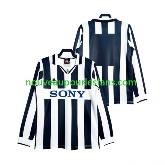 Maillot Juventus 1997 Rétro Homme Tenue Domicile Manche Longue