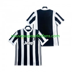 Maillot Juventus 2017 2018 Rétro Homme Tenue Domicile Manche Courte