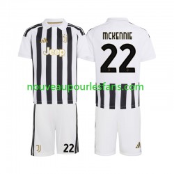 Maillot Juventus Weston McKennie 22 Enfant Tenue Domicile 2026-2027 Manche Courte