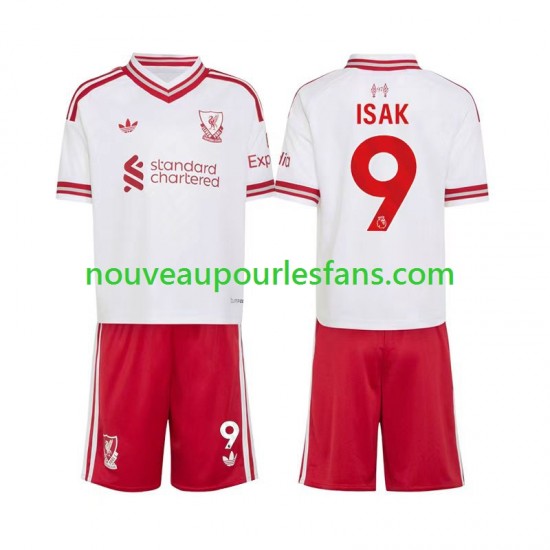 Maillot Liverpool Alexander Isak 9 Enfant Tenue Extérieur 2026-2027 Manche Courte