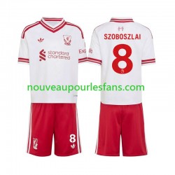 Maillot Liverpool Dominik Szoboszlai 8 Enfant Tenue Extérieur 2026-2027 Manche Courte