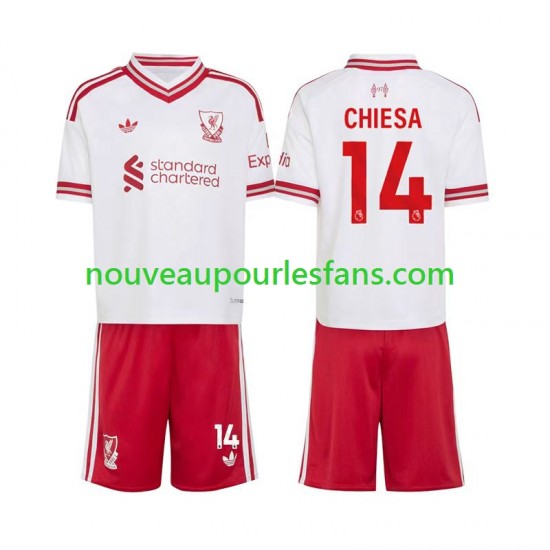 Maillot Liverpool Federico Chiesa 14 Enfant Tenue Extérieur 2026-2027 Manche Courte