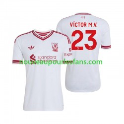 Maillot Liverpool V铆ctor Munoz 23 Homme Tenue Extérieur 2026-2027 Manche Courte