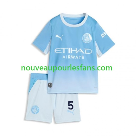 Maillot Manchester City Elliot Anderson 5 Enfant Tenue Domicile 2026-2027 Manche Courte