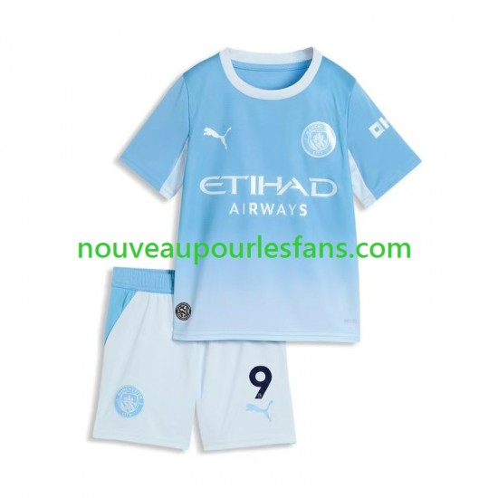 Maillot Manchester City Erling Haaland 9 Enfant Tenue Domicile 2026-2027 Manche Courte