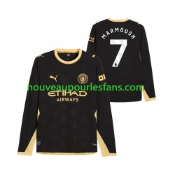 Maillot Manchester City Omar Marmoush 7 Homme Tenue Extérieur 2026-2027 Manche Longue