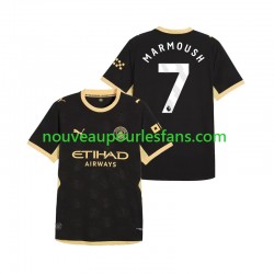 Maillot Manchester City Omar Marmoush 7 Homme Tenue Extérieur 2026-2027 Manche Courte