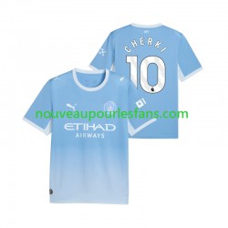 Maillot Manchester City Rayan Cherki 10 Homme Tenue Domicile 2026-2027 Manche Courte