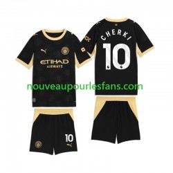 Maillot Manchester City Rayan Cherki 10 Enfant Tenue Extérieur 2026-2027 Manche Courte