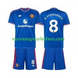 Maillot Manchester United Bruno Fernandes 8 Enfant Tenue Extérieur 2026-2027 Manche Courte
