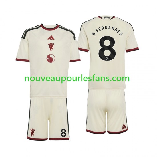 Maillot Manchester United Bruno Fernandes 8 Enfant Tenue 3ème 2026-2027 Manche Courte