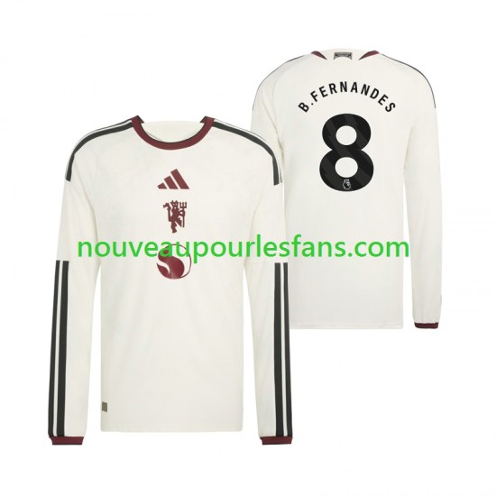 Maillot Manchester United Bruno Fernandes 8 Homme Tenue 3ème 2026-2027 Manche Longue