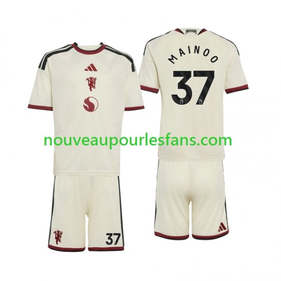 Maillot Manchester United Kobbie Mainoo 37 Enfant Tenue 3ème 2026-2027 Manche Courte