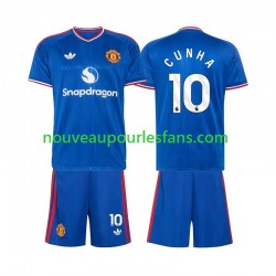 Maillot Manchester United Matheus Cunha 10 Enfant Tenue Extérieur 2026-2027 Manche Courte