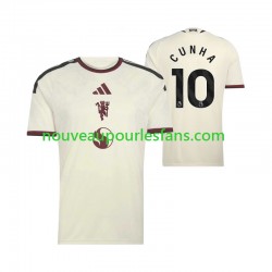 Maillot Manchester United Matheus Cunha 10 Homme Tenue 3ème 2026-2027 Manche Courte