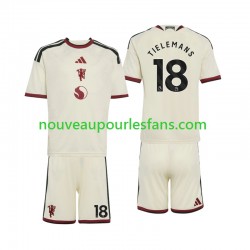 Maillot Manchester United Youri Tielemans 18 Enfant Tenue 3ème 2026-2027 Manche Courte