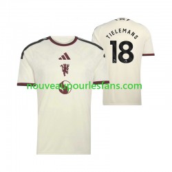 Maillot Manchester United Youri Tielemans 18 Homme Tenue 3ème 2026-2027 Manche Courte