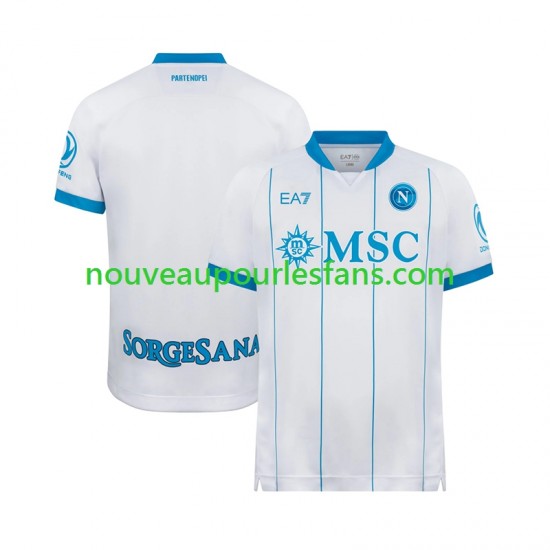 Maillot Naples Homme Tenue Extérieur 2026-2027 Manche Courte