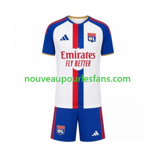 Maillot Olympique Lyonnais Enfant Tenue Extérieur 2026-2027 Manche Courte