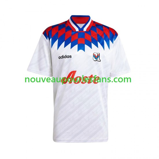 Maillot Olympique Lyonnais 1995 1996 Rétro Homme Tenue Domicile Manche Courte