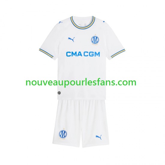 Maillot Olympique de Marseille Enfant Tenue Domicile 2026-2027 Manche Courte