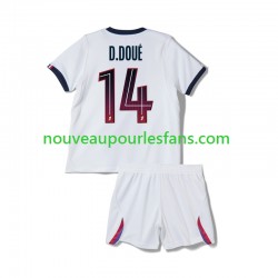 Maillot Paris Saint-Germain Desire Doue 14 Enfant Tenue Extérieur 2026-2027 Manche Courte