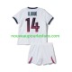 Maillot Paris Saint-Germain Desire Doue 14 Enfant Tenue Extérieur 2026-2027 Manche Courte