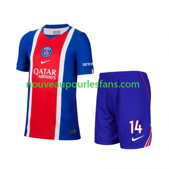 Maillot Paris Saint-Germain Desire Doue 14 Enfant Tenue Domicile 2026-2027 Manche Courte