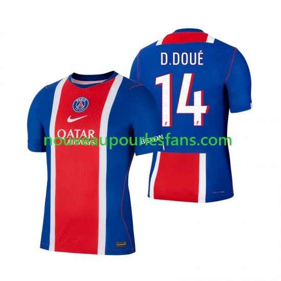 Maillot Paris Saint-Germain Desire Doue 14 Homme Tenue Domicile 2026-2027 Manche Courte