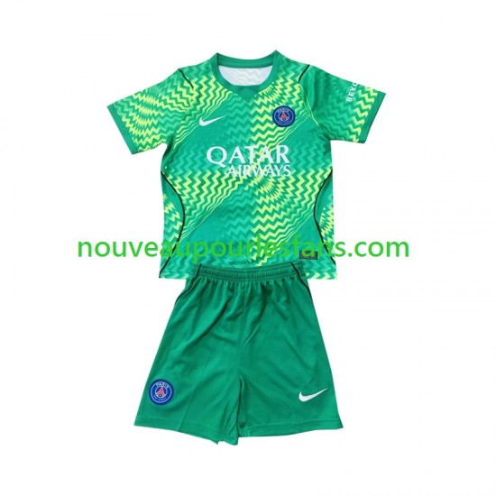 Maillot Paris Saint-Germain Gardien Enfant Tenue Extérieur 2026-2027 Manche Courte