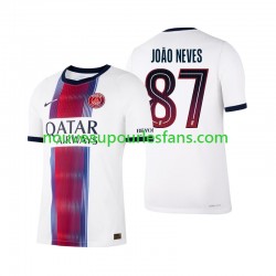Maillot Paris Saint-Germain Joao Neves 87 Homme Tenue Extérieur 2026-2027 Manche Courte