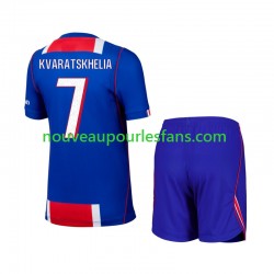 Maillot Paris Saint-Germain Khvicha Kvaratskhelia 7 Enfant Tenue Domicile 2026-2027 Manche Courte