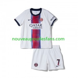 Maillot Paris Saint-Germain Mbappé Kylian 7 Enfant Tenue Extérieur 2026-2027 Manche Courte
