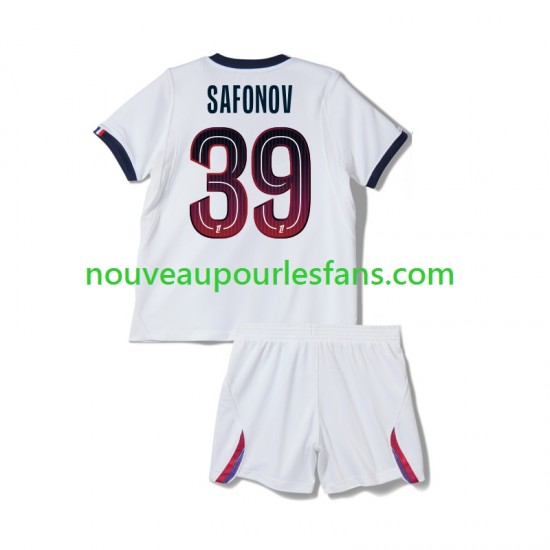 Maillot Paris Saint-Germain Matvey Safonov 39 Enfant Tenue Extérieur 2026-2027 Manche Courte