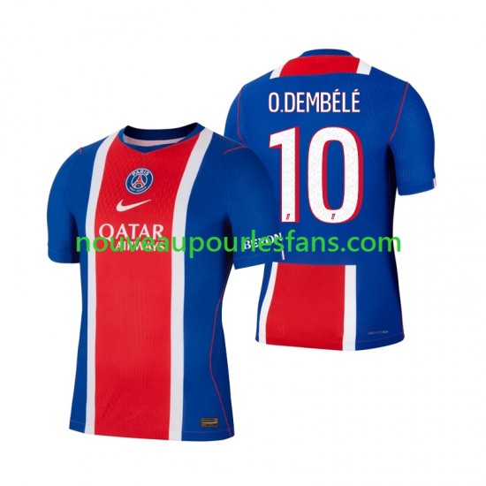 Maillot Paris Saint-Germain Ousmane Dembele 10 Homme Tenue Domicile 2026-2027 Manche Courte