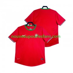 Maillot Portugal 2012 Rétro Homme Tenue Domicile Manche Courte