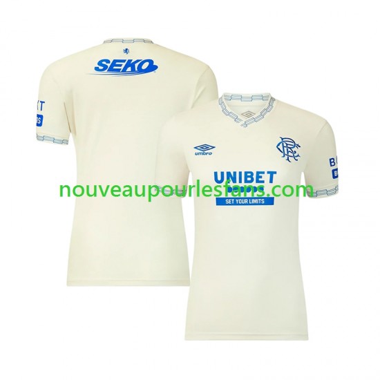 Maillot Rangers Homme Tenue Extérieur 2026-2027 Manche Courte