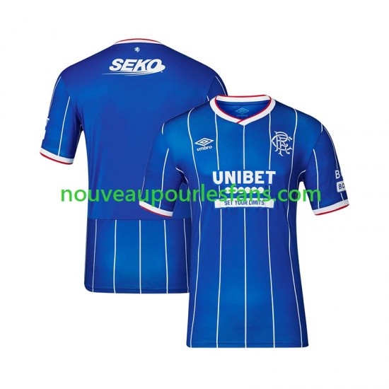 Maillot Rangers Homme Tenue Domicile 2026-2027 Manche Courte