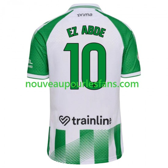Maillot Real Betis Abde Ezzalzouli 10 Homme Tenue Domicile 2026-2027 Manche Courte