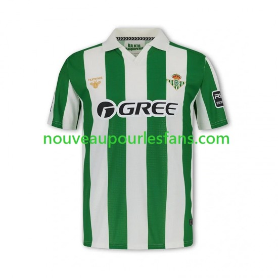 Maillot Real Betis Rétro Homme Tenue Domicile 2025-2026 Manche Courte