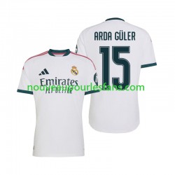 Maillot Real Madrid Arda Guler 15 Homme Tenue Domicile 2026-2027 Manche Courte