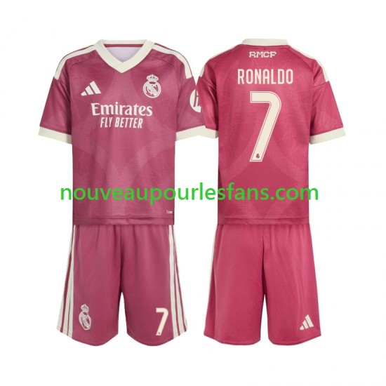 Maillot Real Madrid Cristiano Ronaldo 7 Enfant Tenue 3ème 2026-2027 Manche Courte