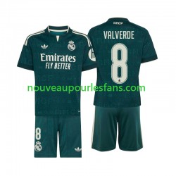 Maillot Real Madrid Federico Valverde 8 Enfant Tenue Extérieur 2026-2027 Manche Courte