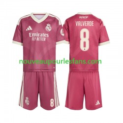 Maillot Real Madrid Federico Valverde 8 Enfant Tenue 3ème 2026-2027 Manche Courte